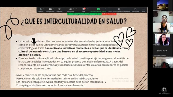 IEII imparte curso sobre salud intercultural a funcionarios/as del Servicio de Salud Talcahuano